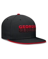 Nike Men's Black Georgia Bulldogs True Primetime Performance Fitted Hat