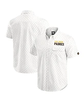 Darius Rucker Collection by Fanatics Men's Cream San Diego Padres Printed Button-Down Shirt