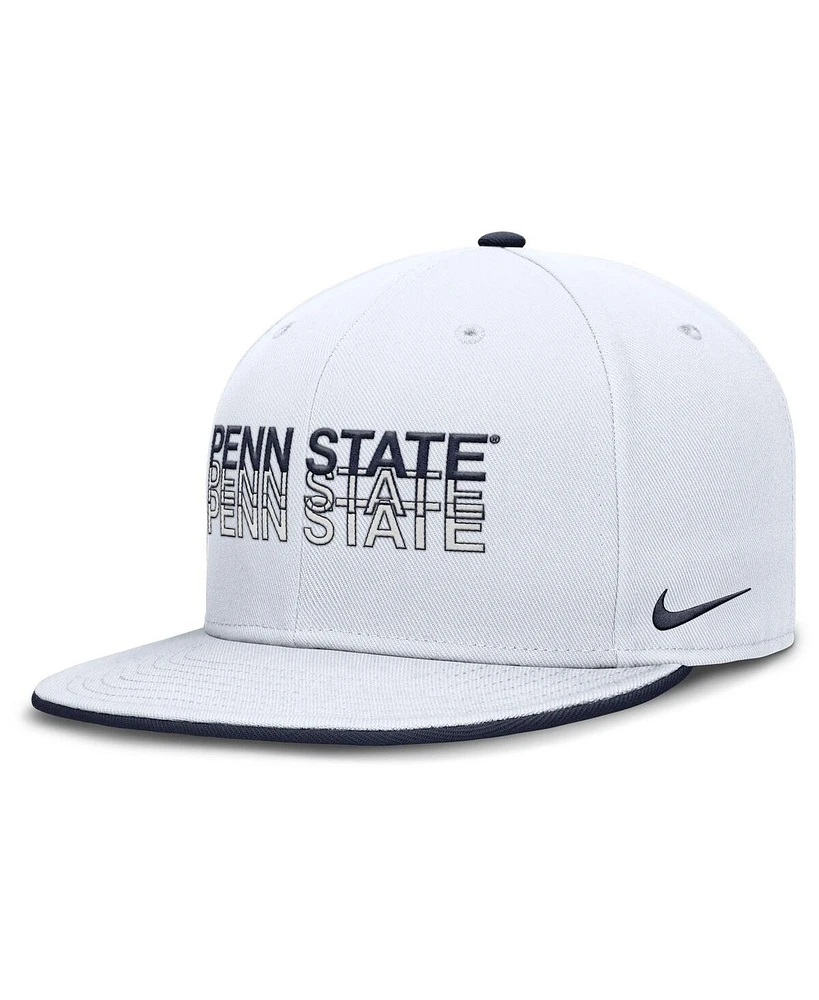 Nike Men's White Penn State Nittany Lions True Primetime Performance Fitted Hat