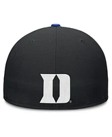 Nike Men's Black Duke Blue Devils True Primetime Performance Fitted Hat