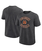 Logo Athletic Men's Heather Charcoal Cincinnati Bengals Success T-Shirt