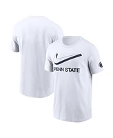 Nike Men's White Penn State Nittany Lions Primetime 2-Hit Swoosh T-Shirt