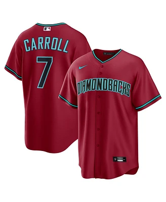 Nike Men's Corbin Carroll Red Arizona Diamondbacks Alternate 2 Replica Jersey