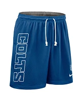 Nike Men's Royal Indianapolis Colts Sideline Reversible Performance Shorts