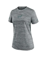 Nike Women's Gray Philadelphia Eagles Sideline Velocity Performance T-Shirt
