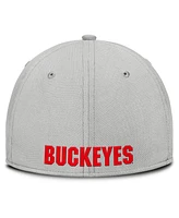 Nike Men's Gray Ohio State Buckeyes Rise Practice Performance Adjustable Hat