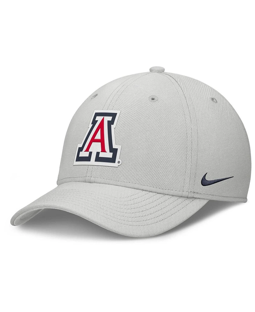 Nike Men's Gray Arizona Wildcats Rise Practice Performance Adjustable Hat
