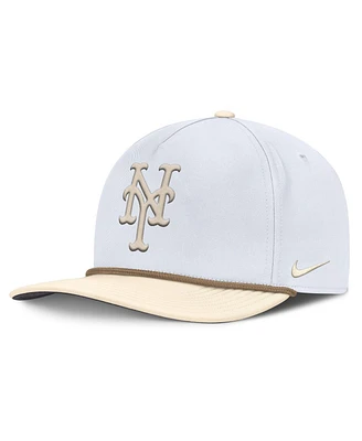 Nike Men's White/Cream New York Mets Pro Performance Snapback Hat