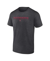 Fanatics Men's Heather Charcoal Oklahoma Sooners Iconic Battle Scars T-Shirt