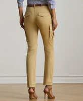 Lauren Ralph Women's Cotton Sateen Cargo Pant