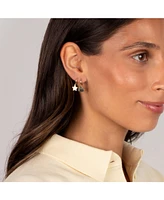 by Adina Eden Solid Dangling Heart Huggie Earring 14K