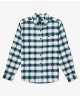 Hurley Men's Portland Stretch Flannel Long Sleeve Shirt