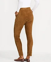 Lands' End Women's Sport Knit High Rise Corduroy Leggings