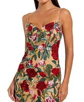 Mac Duggal Women's Floral Embroidered Off The Shoulder Gown