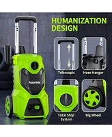 3300 Psi 2.0 Gpm Electric Pressure Washer with Foam Cannon & Hose Reel