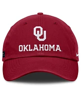 Nike Men's Crimson Oklahoma Sooners 2025 Sideline Club Adjustable Hat