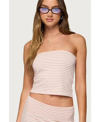 Edikted Women's Lilah Striped Tube Top