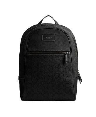 Coach Men's Signature Jacquard Backpack