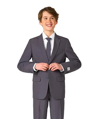 OppoSuits Big Boys Charcoal Suit