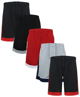 Galaxy By Harvic Men's -Pack Lightweight Breathable Moisture Wicking Mesh Shorts