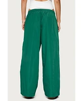 Edikted Women's Fauna Nylon Track Pants