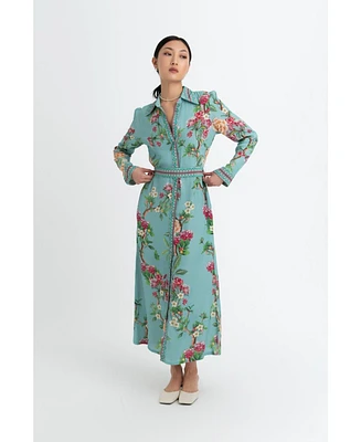 Raishma Studio Women's Enola Green Dress