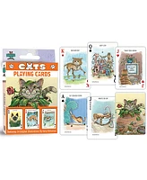 MasterPieces Cats Playing Cards - 54 Card Deck for Adults