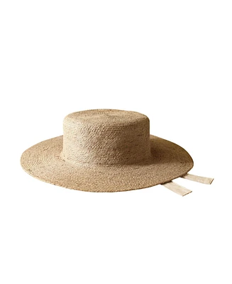 Brunna.co Loli Jute Straw Hat in Neutral Beige