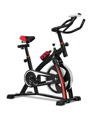 Household Adjustable Indoor Exercise Cycling Bike Trainer with Electronic Meter