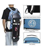 Marvel Fantastic Four Team Logo 17.5” Blue Adult Backpack