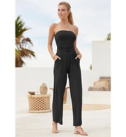Lascana Women's Strapless Jumpsuit