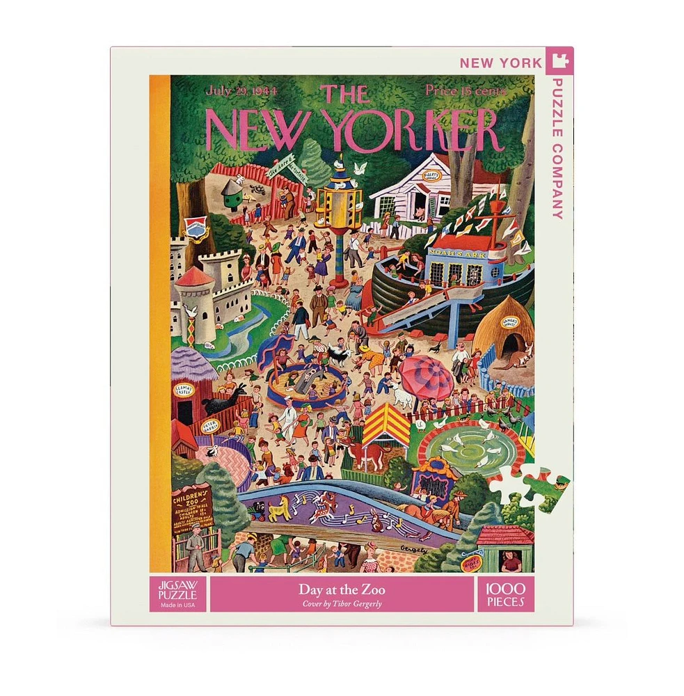 New York Puzzle Company Day at the Zoo 1000 Piece Puzzle