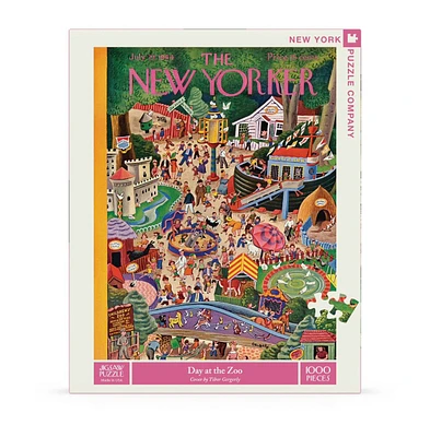 New York Puzzle Company Day at the Zoo 1000 Piece Puzzle