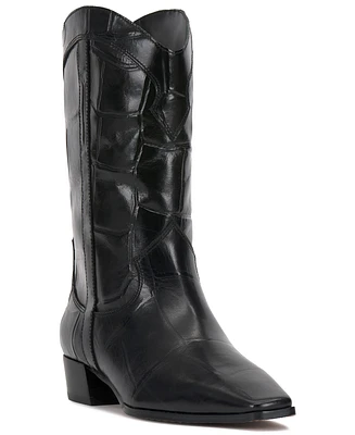 Vince Camuto Women's Prilie Square-Toe Western Boots
