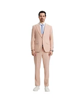 Stacy Adams Big & Tall Hybrid-Fit 3pc Suit Set, Jacket Vest and Pants