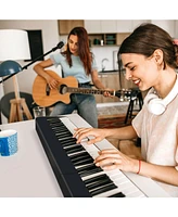 88-Key Foldable Digital Piano with Midi and Wireless Bt