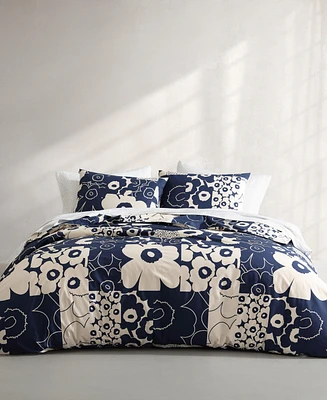 Marimekko Unikko Kollaasi Cotton 3-Pc. Duvet Cover Set