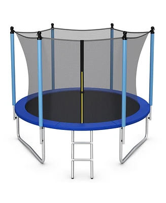 Outdoor Trampoline with Safety Closure Net