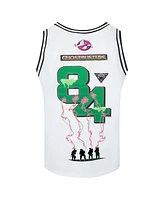 Freeze Max Men's White Ghostbusters The Team Basketball Jersey
