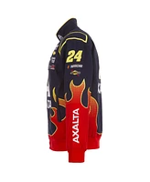 Jh Design Men's Navy/Red William Byron Axalta Full-Snap Twill Uniform Jacket