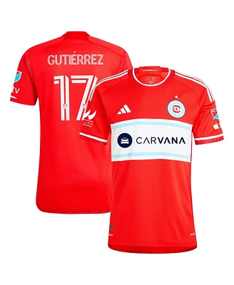 Adidas Men's Brian Gutierrez Red Chicago Fire 2024 Return to Authentic Player Jersey
