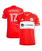 Adidas Men's Brian Gutierrez Red Chicago Fire 2024 Return to Authentic Player Jersey