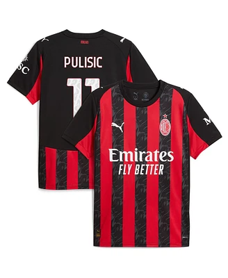 Puma Men's Christian Pulisic Red Ac Milan 2025/26 Home Replica Player Jersey