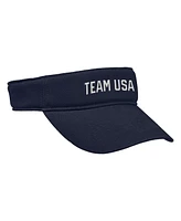 Nike Men's Navy Team Usa Ace Performance Adjustable Visor Hat