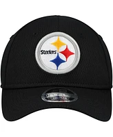 New Era Toddler Black Pittsburgh Steelers Main 9FORTY Adjustable Hat