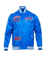 Pro Standard Men's Royal Buffalo Bills Sublimated Satin Full-Snap Jacket