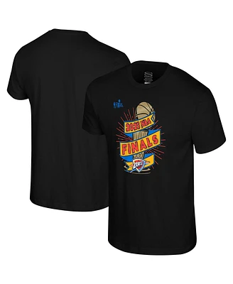 Stadium Essentials Men's and Women's Black Oklahoma City Thunder 2025 Nba Finals Clutch T-Shirt