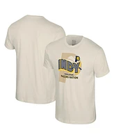 Stadium Essentials Men's and Women's Natural Indiana Pacers Greetings From T-Shirt
