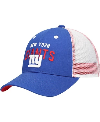Outerstuff Preschool Royal New York Giants Core Lockup Trucker Adjustable hat