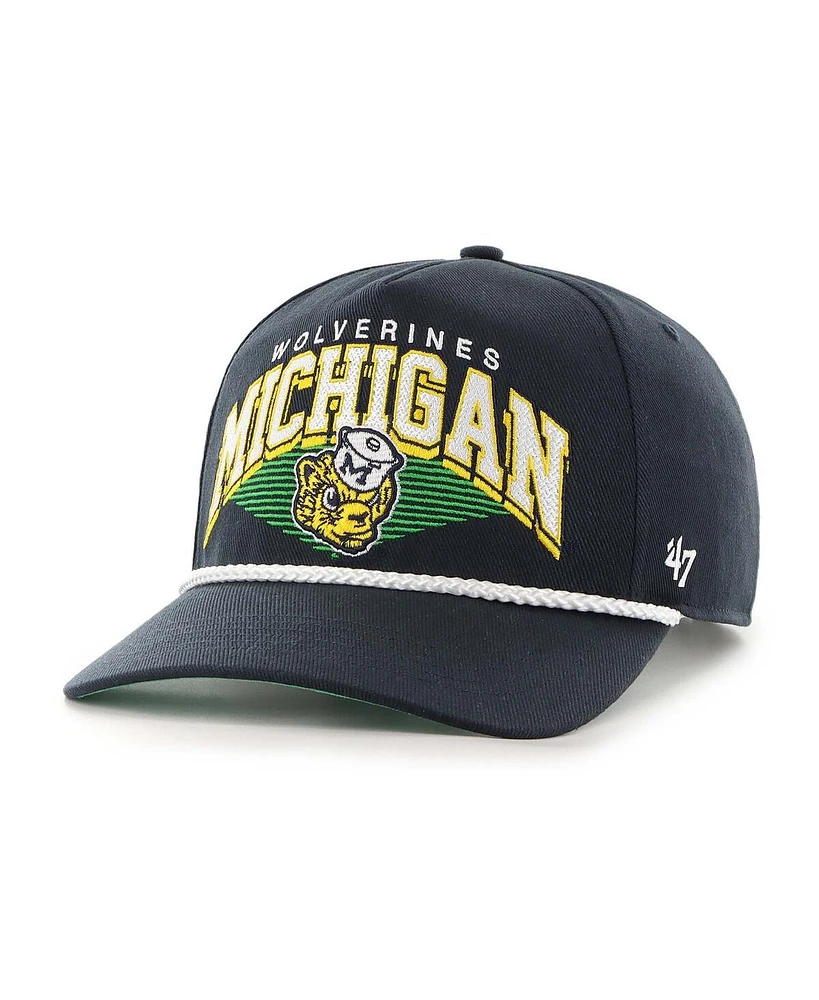 '47 Brand Men's Navy Michigan Wolverines Pomona Rope Hitch Adjustable Hat